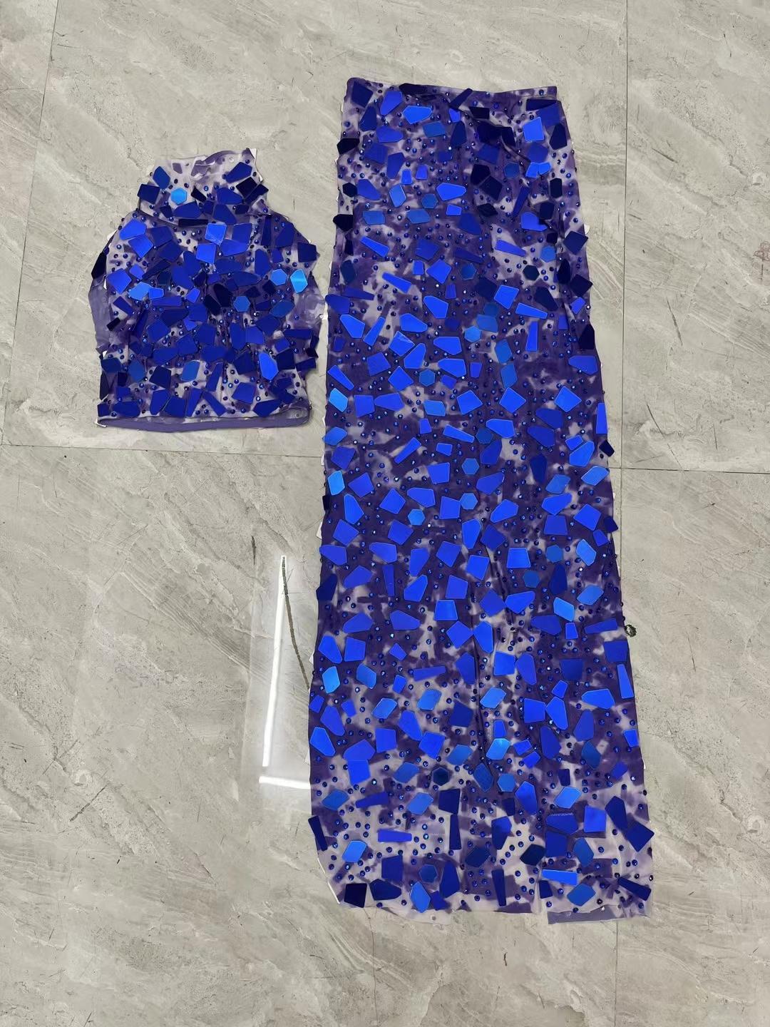 CELESINYI Lanfang Crystal Blue Set
