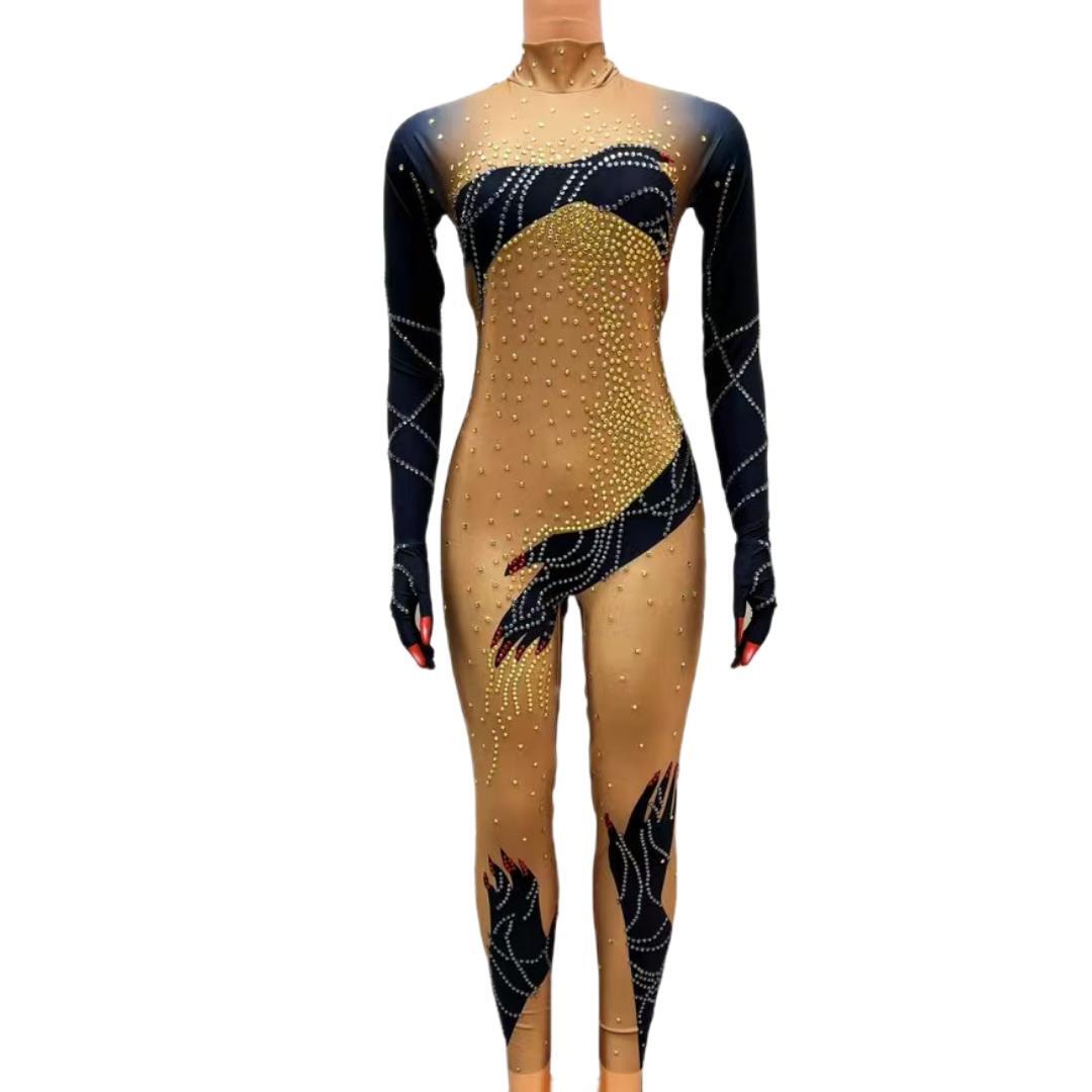 CELESINYI Moshou Crystal Claw Jumpsuit
