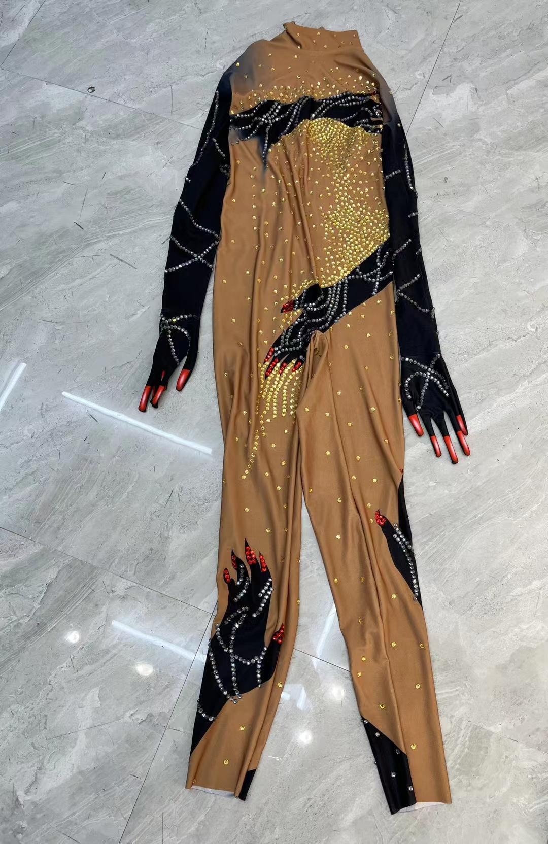 CELESINYI Moshou Crystal Claw Jumpsuit