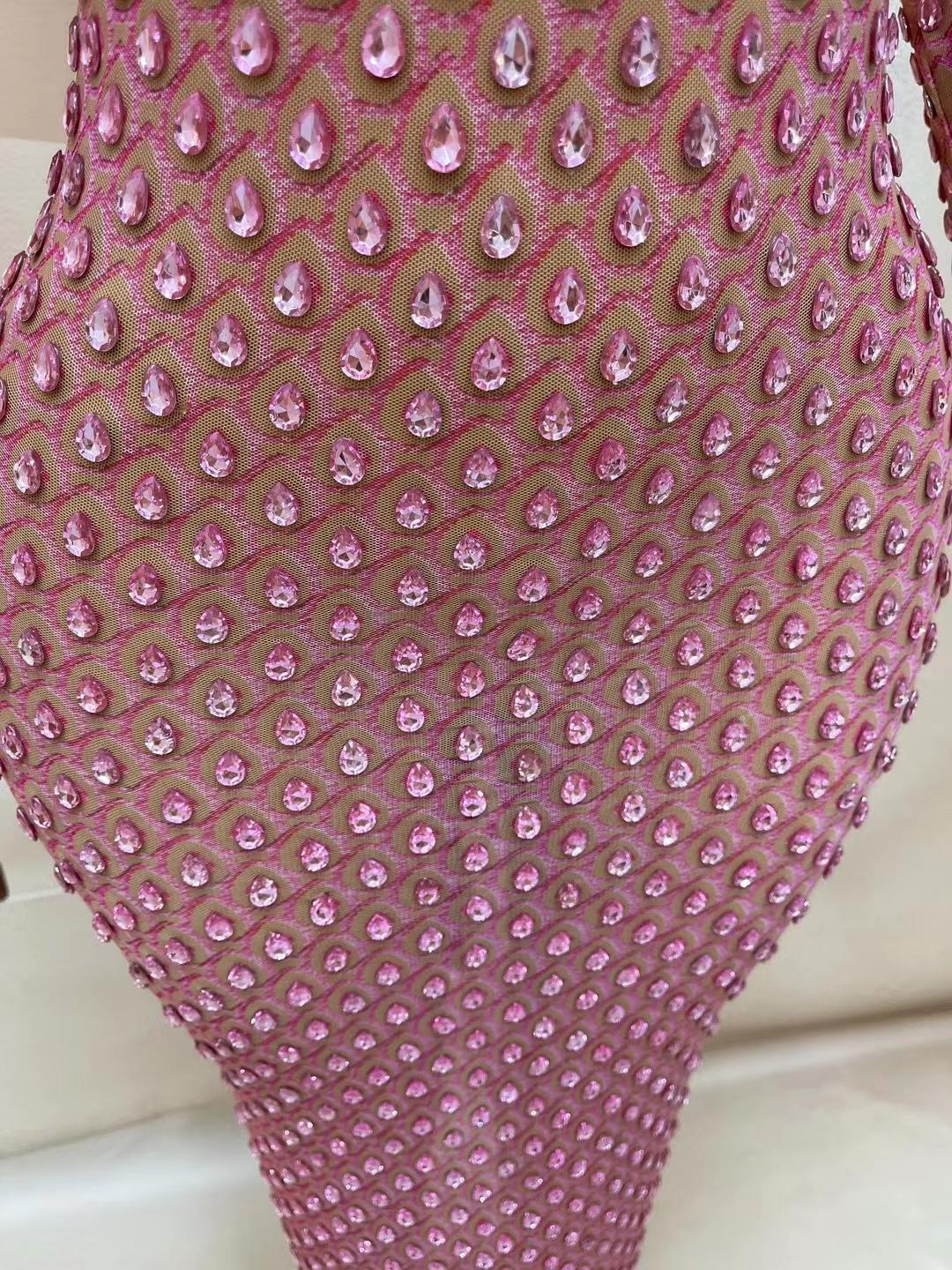 CELESINYI Zijingcheng Crystal Scale Gown