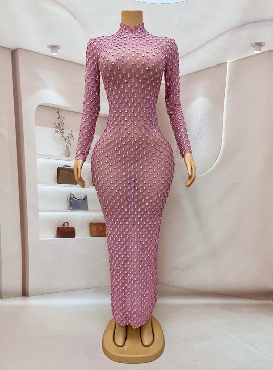 CELESINYI Zijingcheng Crystal Scale Gown