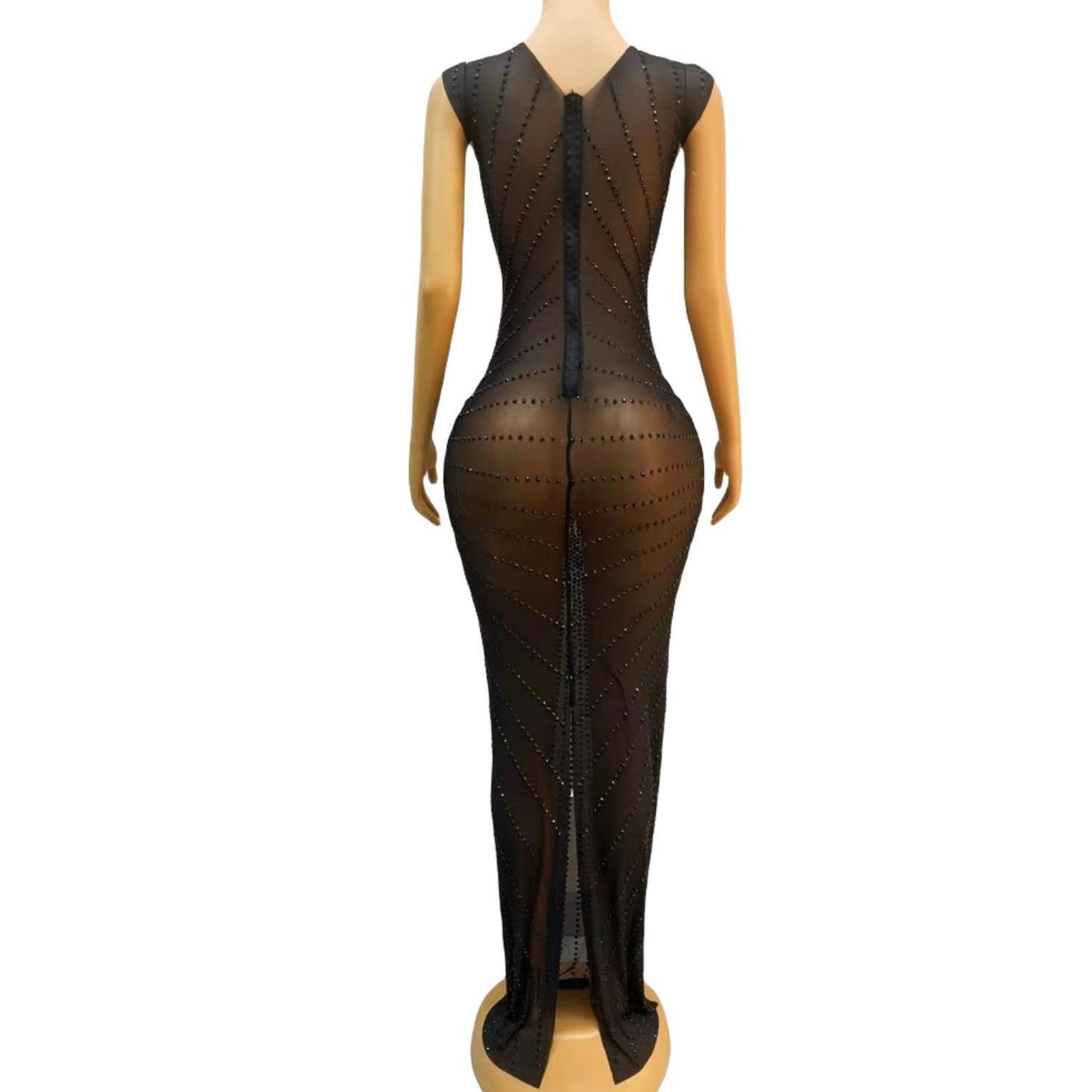 CELESINYI Chijin Crystal Black Gown