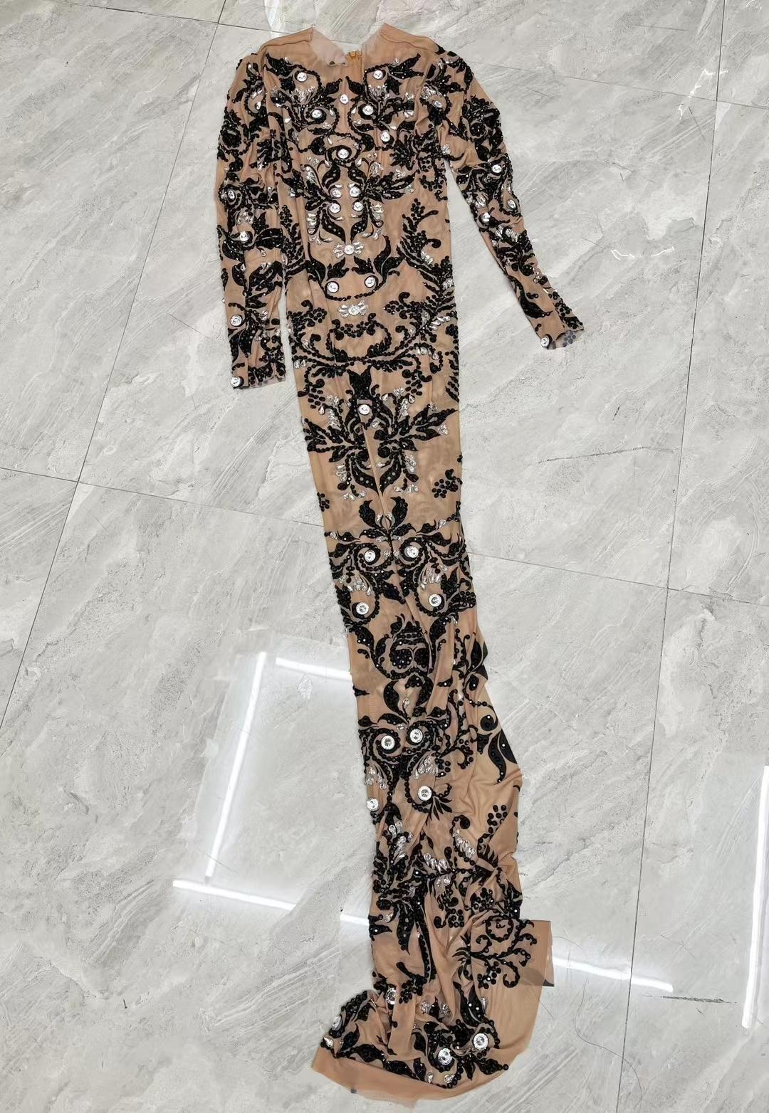 CELESINYI Heihua Crystal Baroque Gown