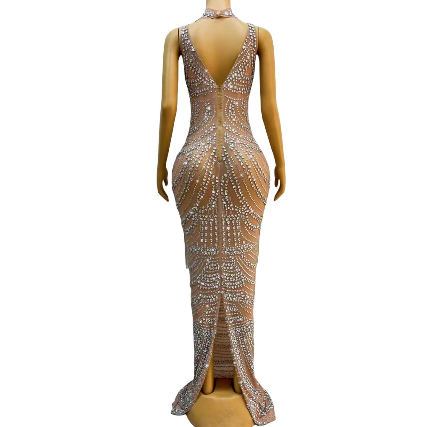 CELESINYI Quanbo Crystal Jazz Gown