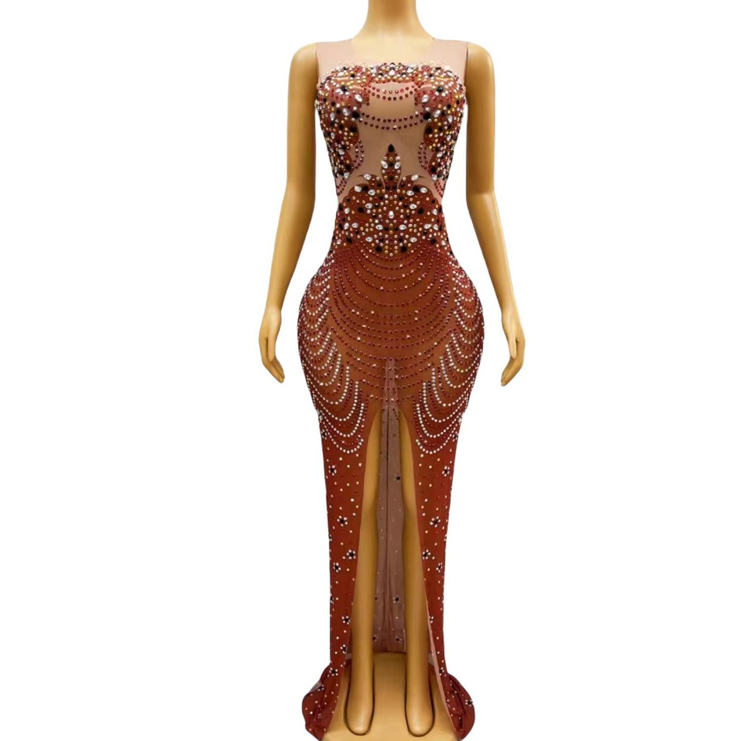 CELESINYI Huoyanniao Crystal Flame Gown