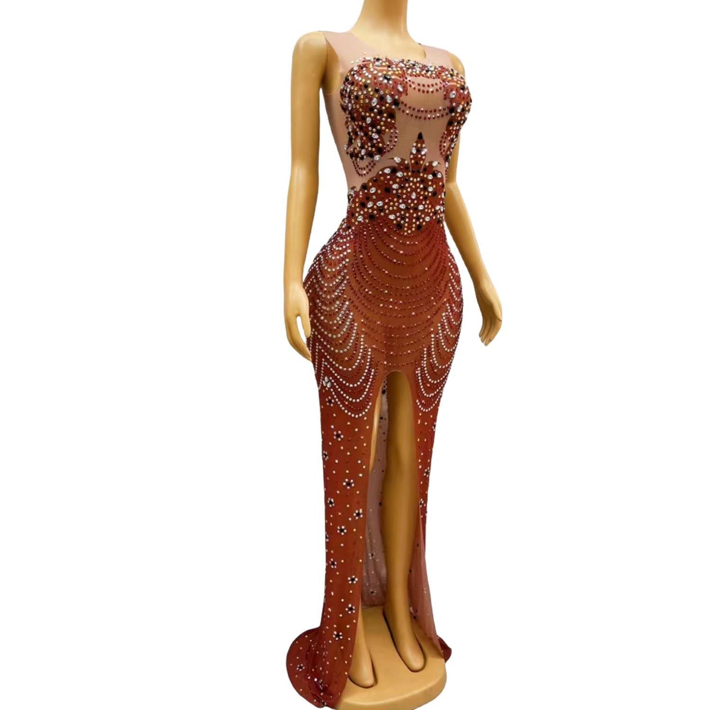 CELESINYI Huoyanniao Crystal Flame Gown