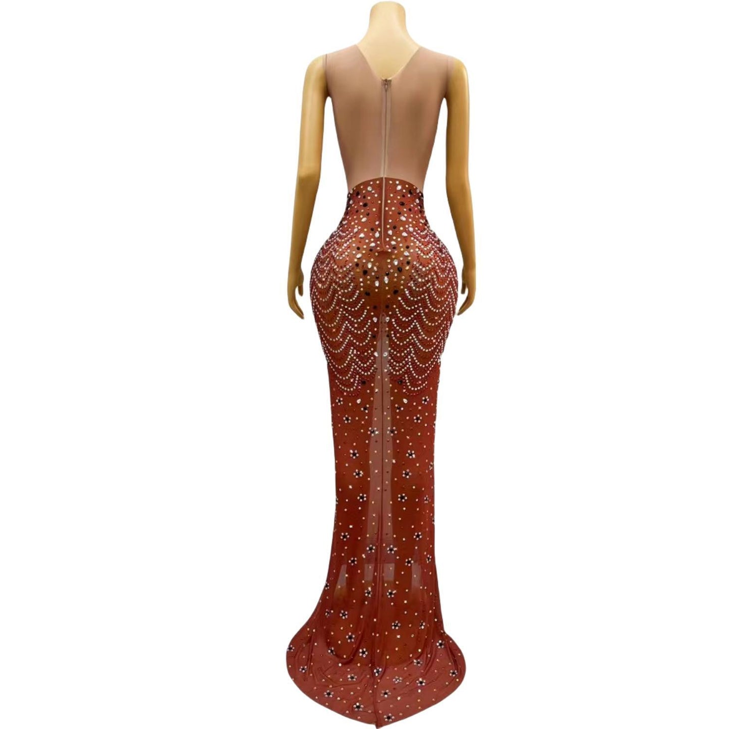 CELESINYI Huoyanniao Crystal Flame Gown
