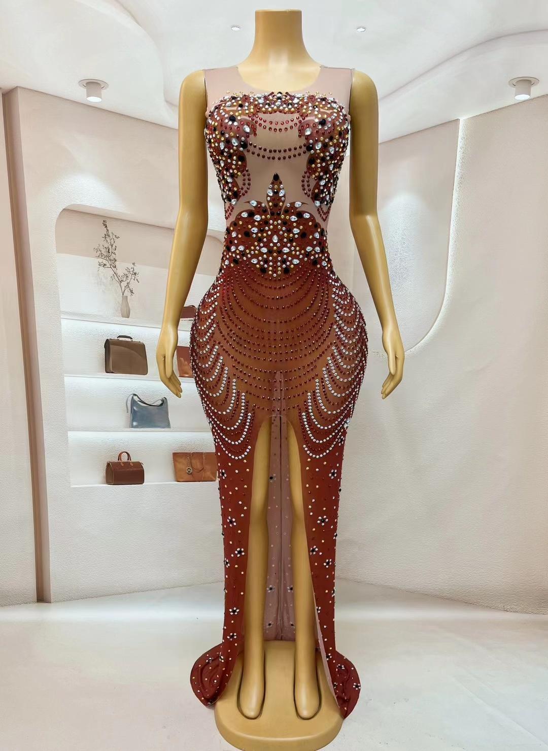 CELESINYI Huoyanniao Crystal Flame Gown