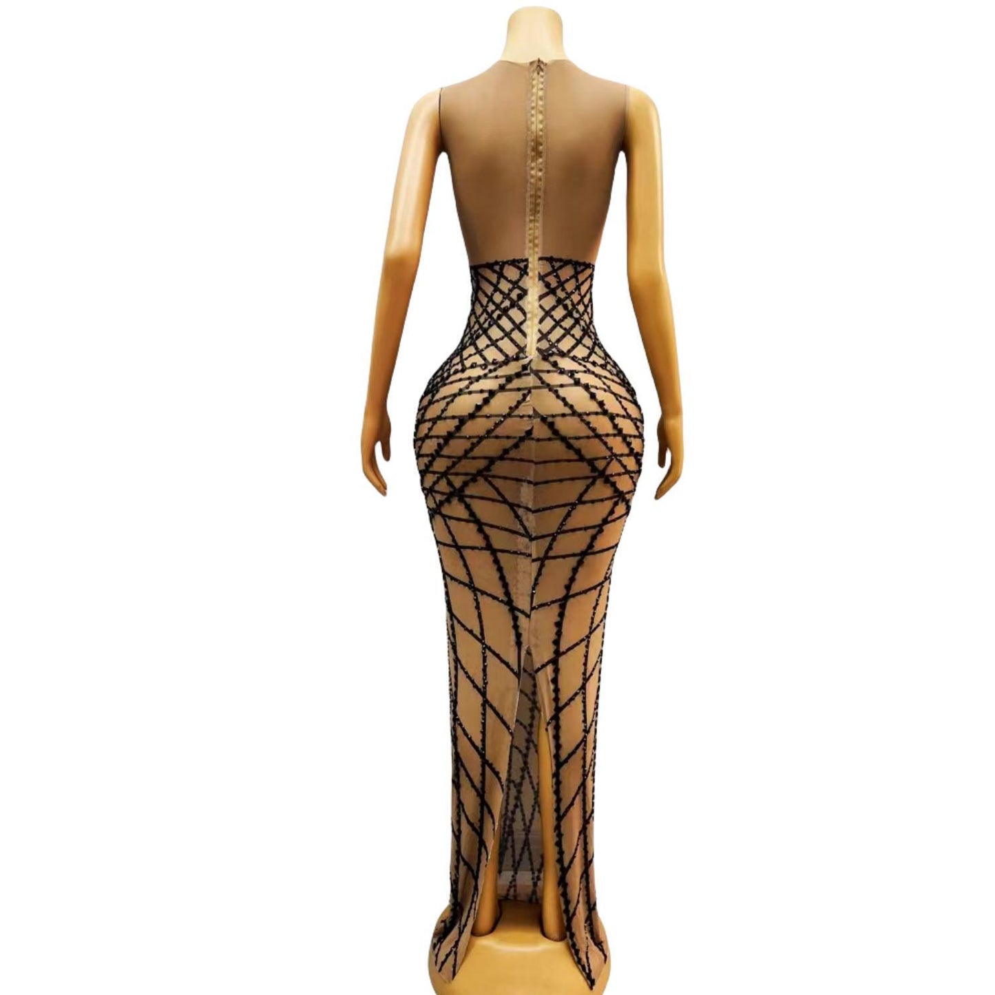 CELESINYI Yuwang Crystal Net Gown