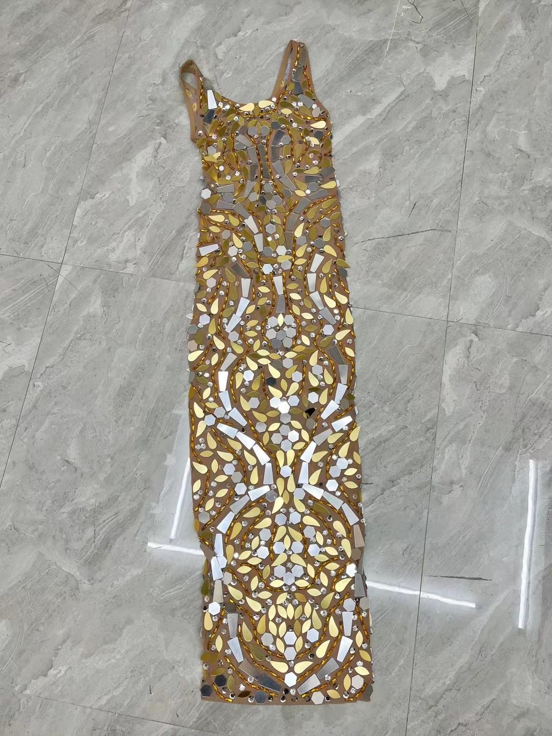 CELESINYI Fenglinghua Crystal Mirror Gown
