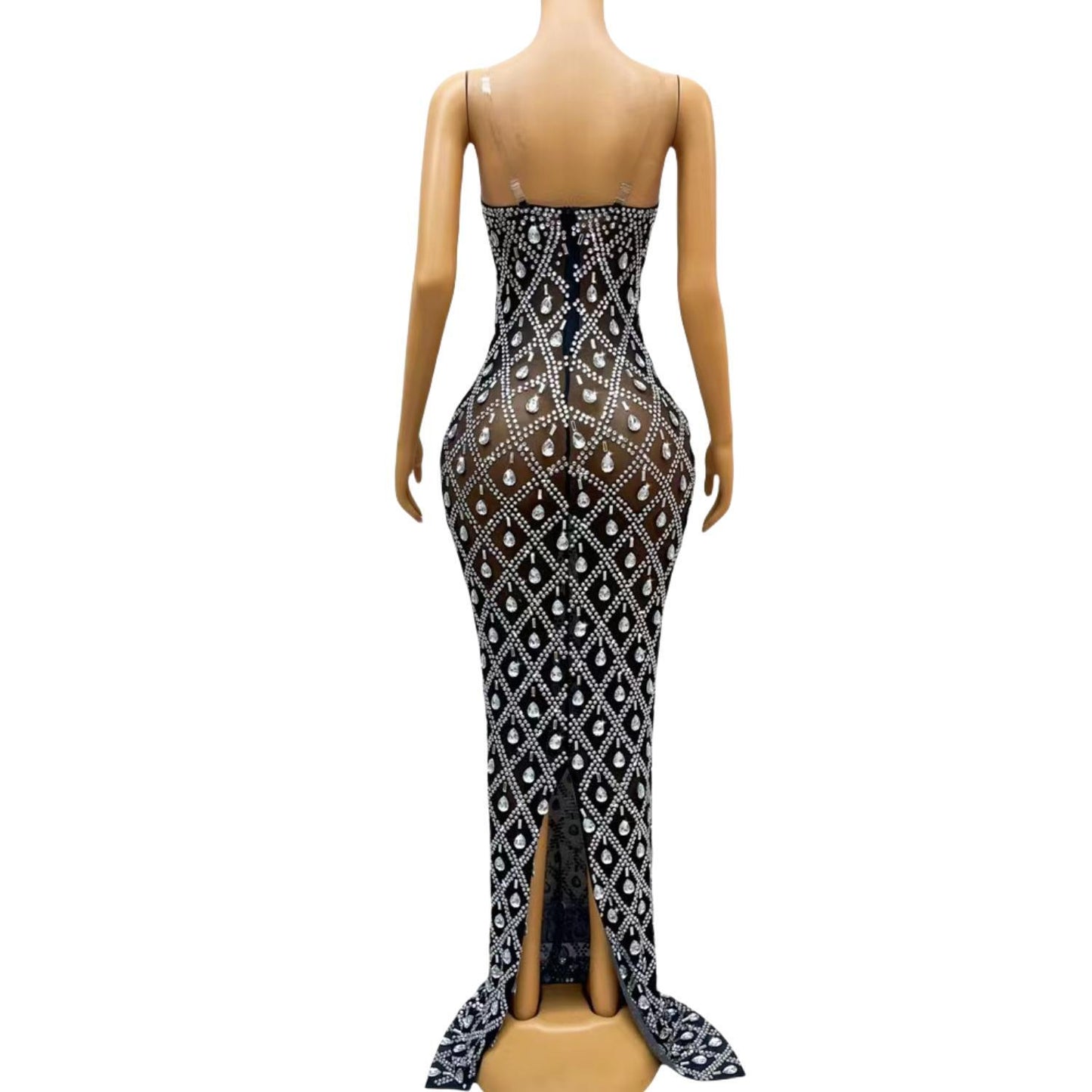 CELESINYI Chuilian Crystal Curtain Gown