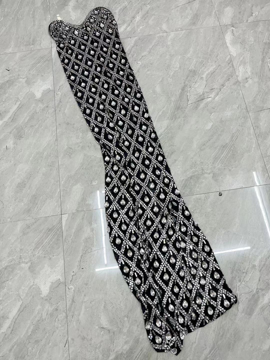 CELESINYI Chuilian Crystal Curtain Gown