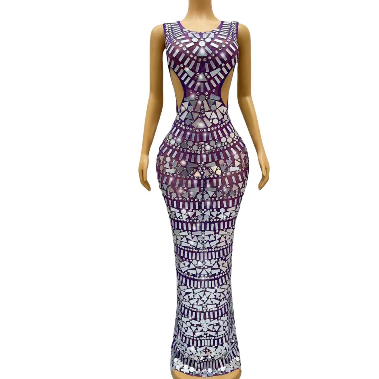 CELESINYI Yanjingshe Crystal Mirror Gown