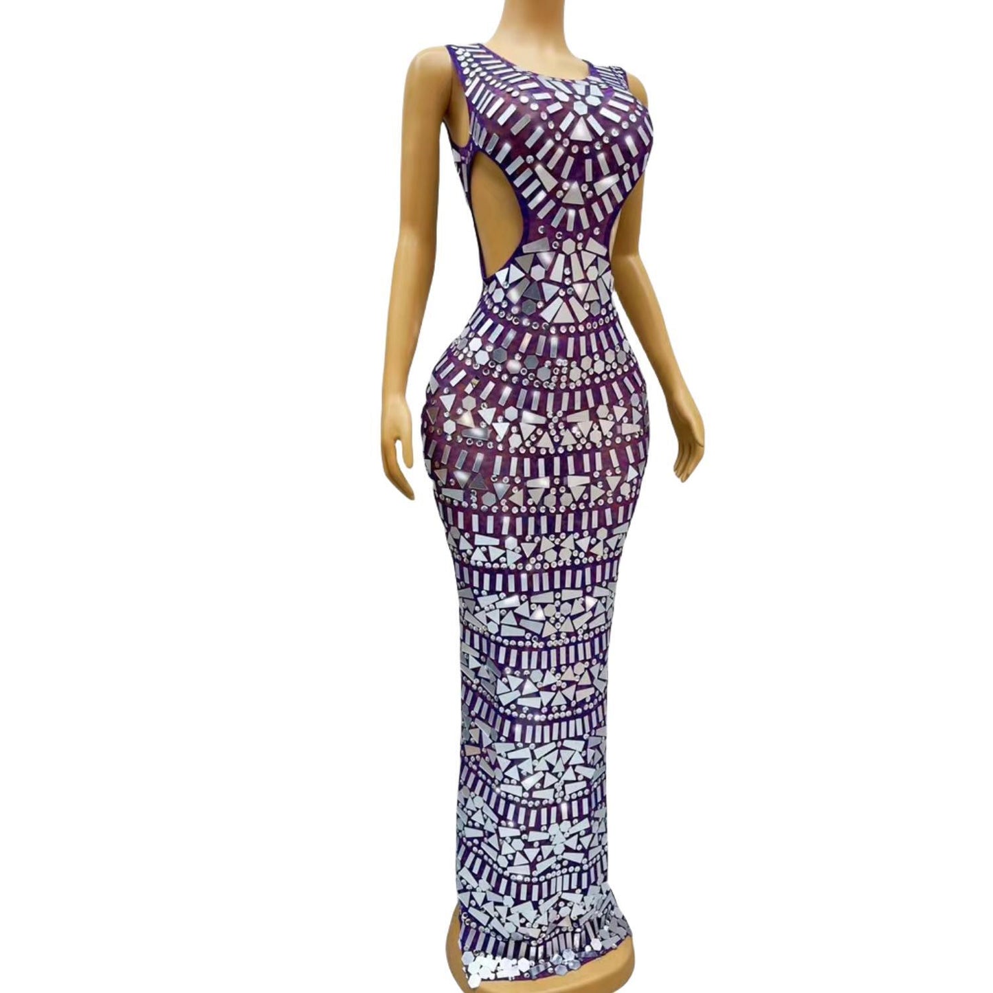 CELESINYI Yanjingshe Crystal Mirror Gown