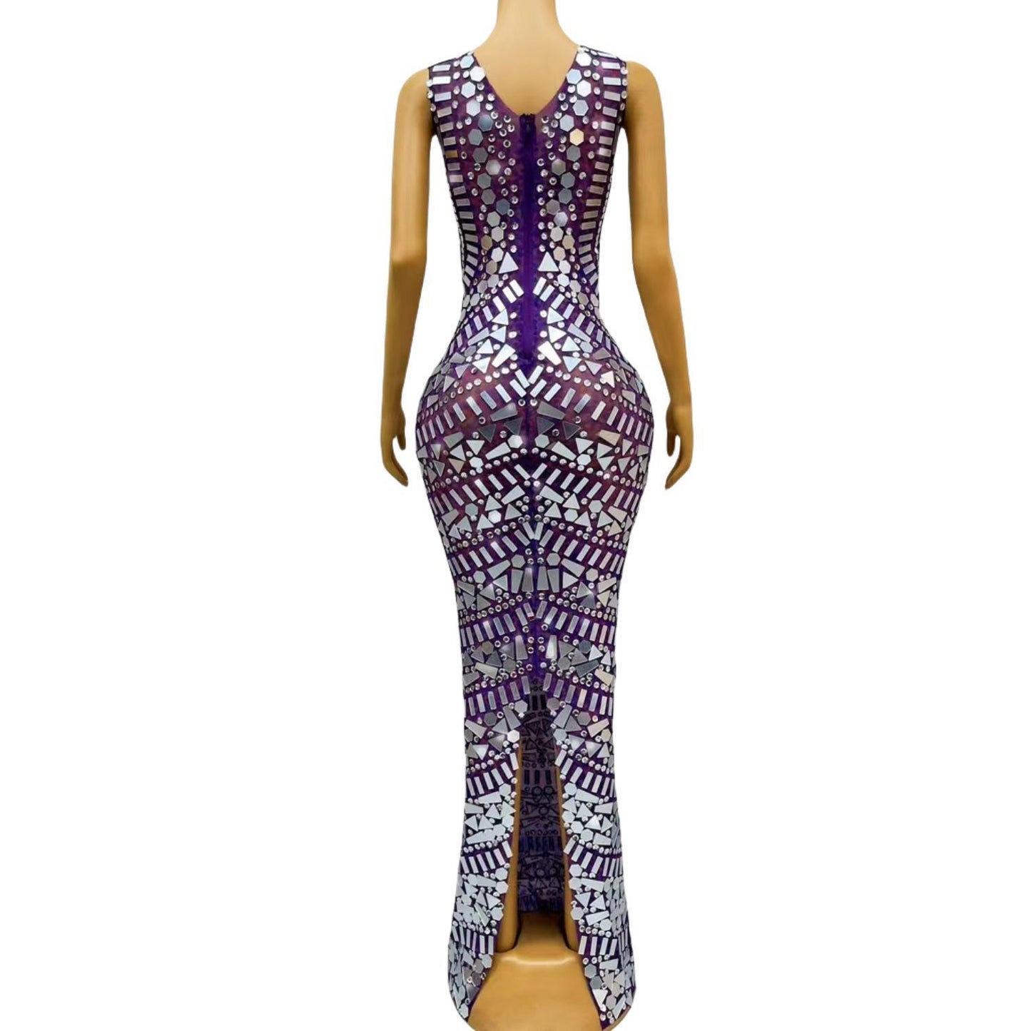 CELESINYI Yanjingshe Crystal Mirror Gown