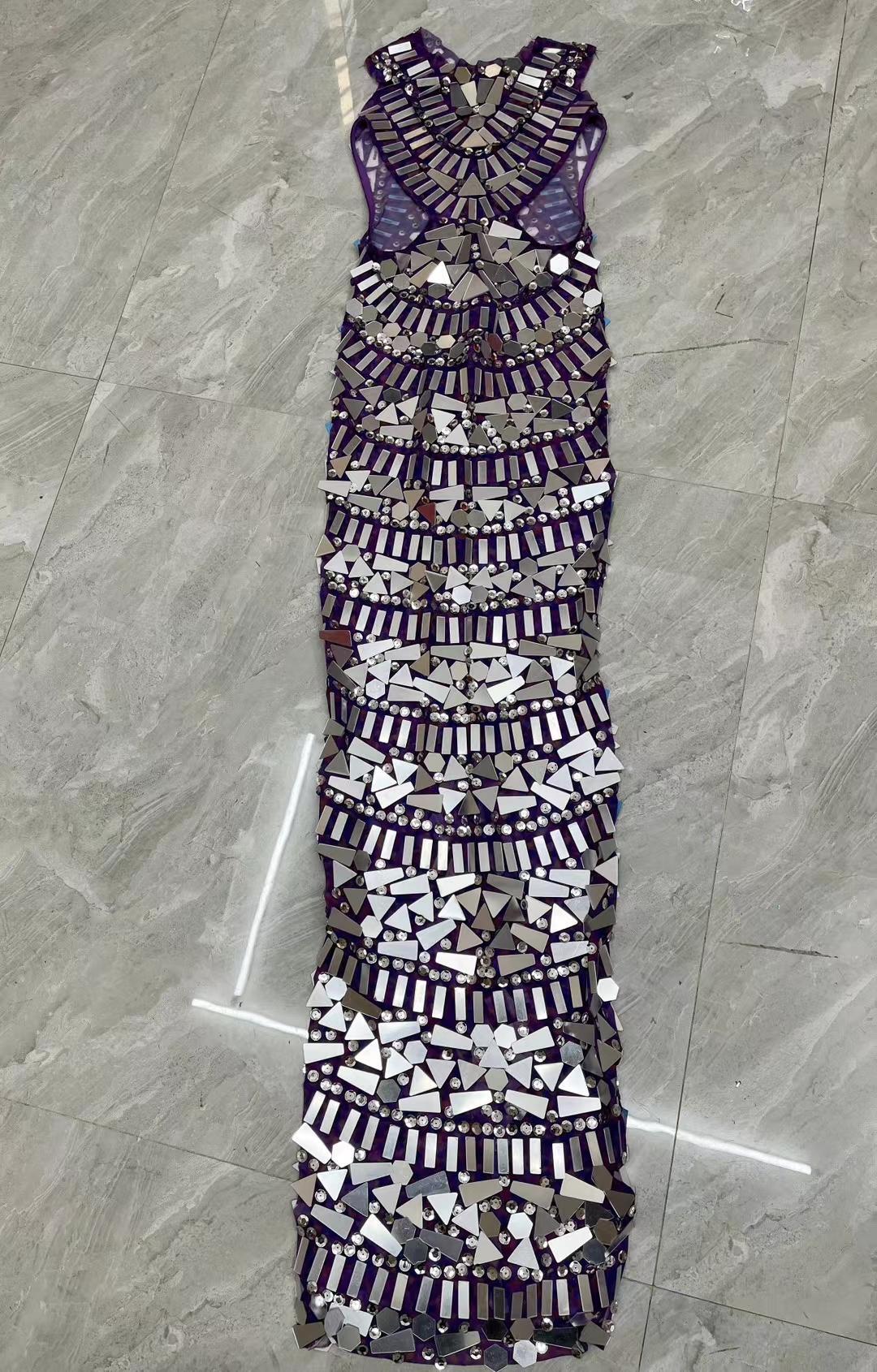 CELESINYI Yanjingshe Crystal Mirror Gown