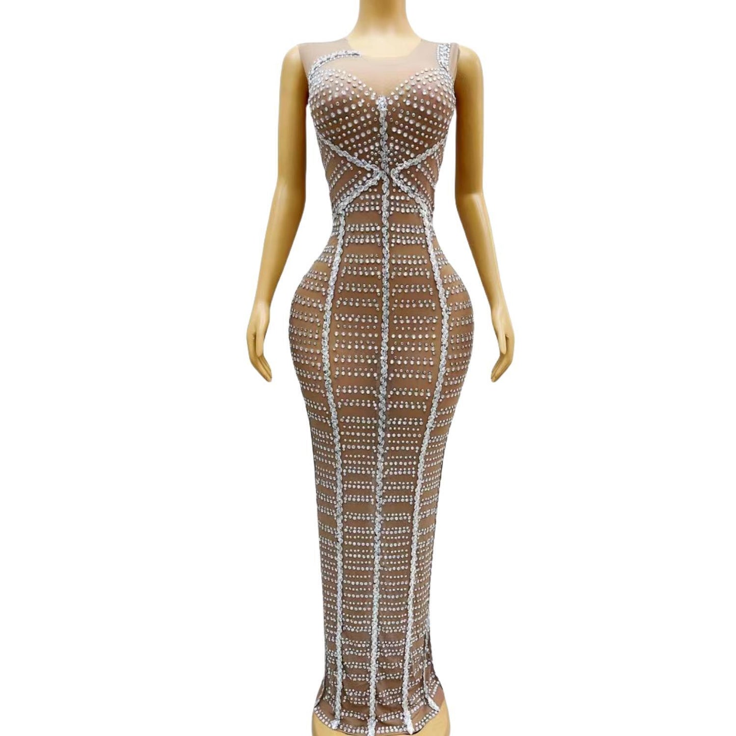 CELESINYI Zhulian Crystal Shell Gown