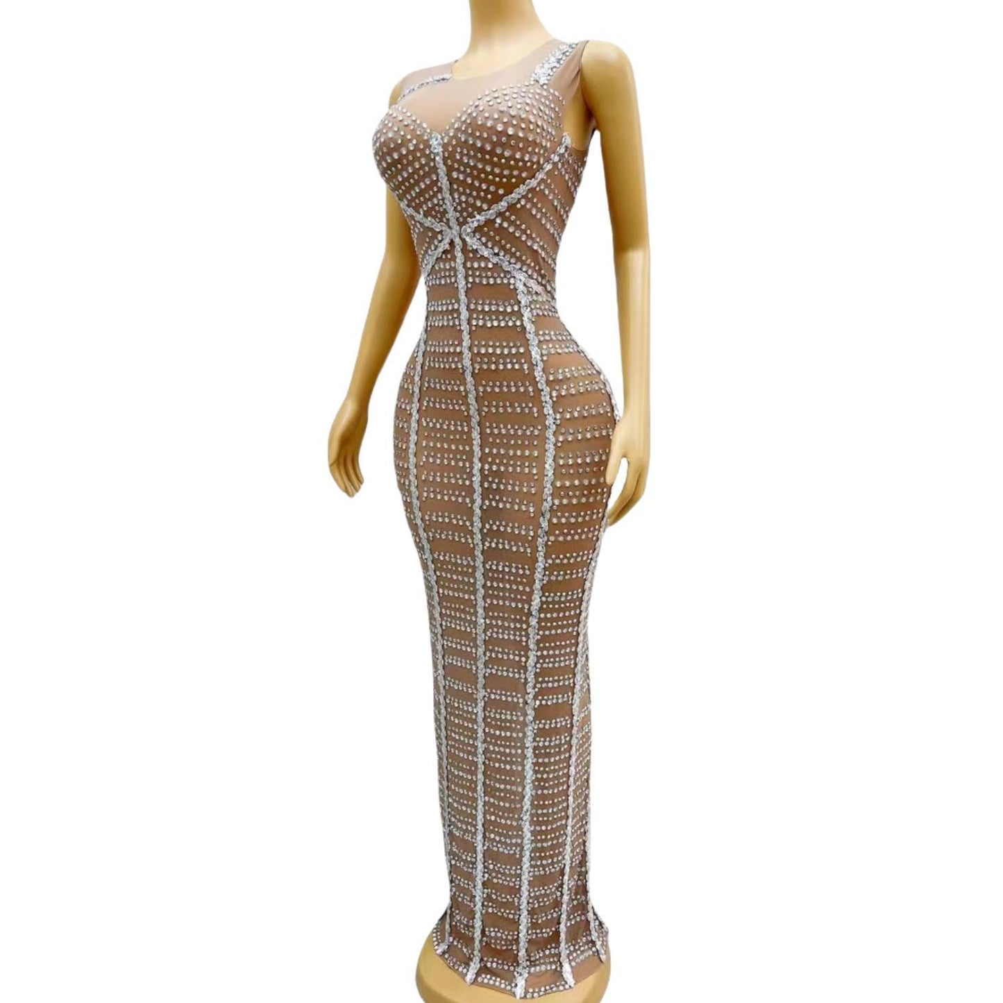 CELESINYI Zhulian Crystal Shell Gown