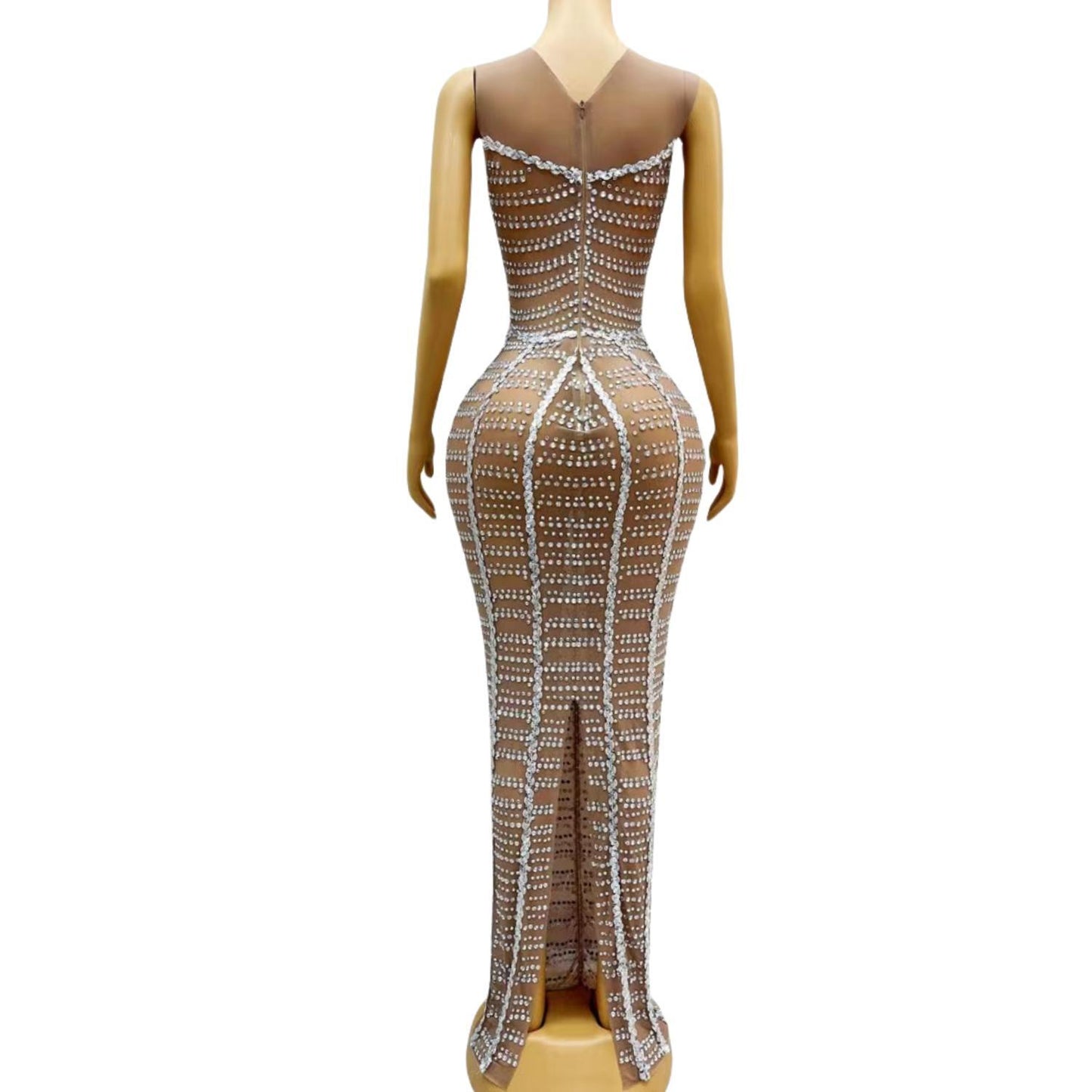 CELESINYI Zhulian Crystal Shell Gown