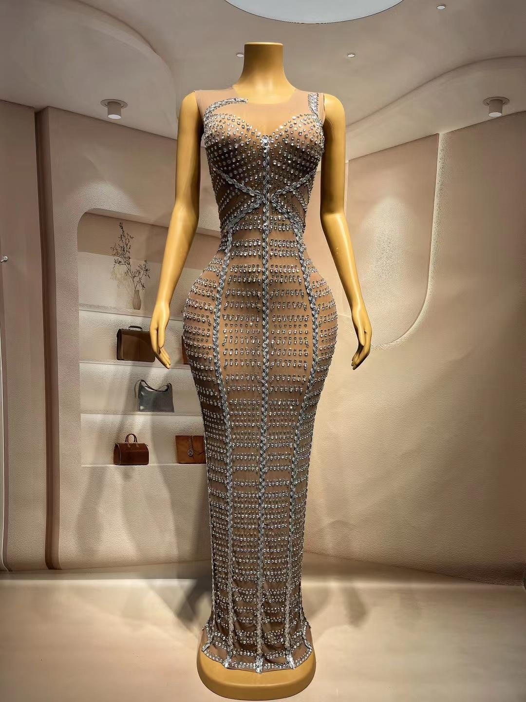 CELESINYI Zhulian Crystal Shell Gown