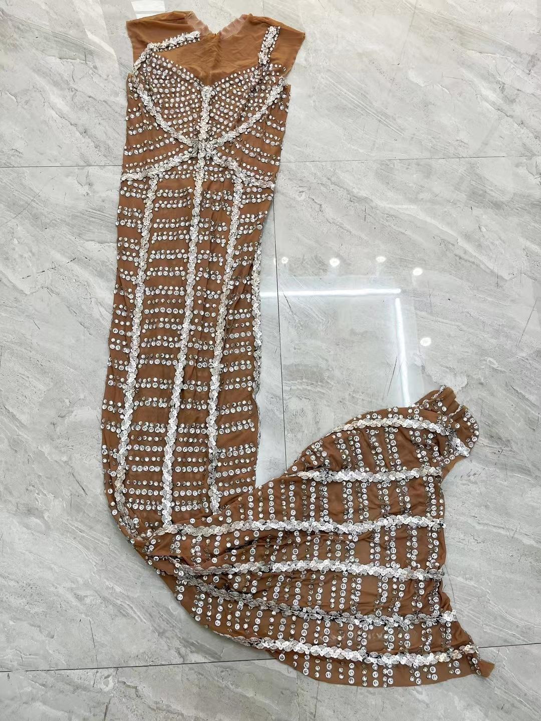 CELESINYI Zhulian Crystal Shell Gown