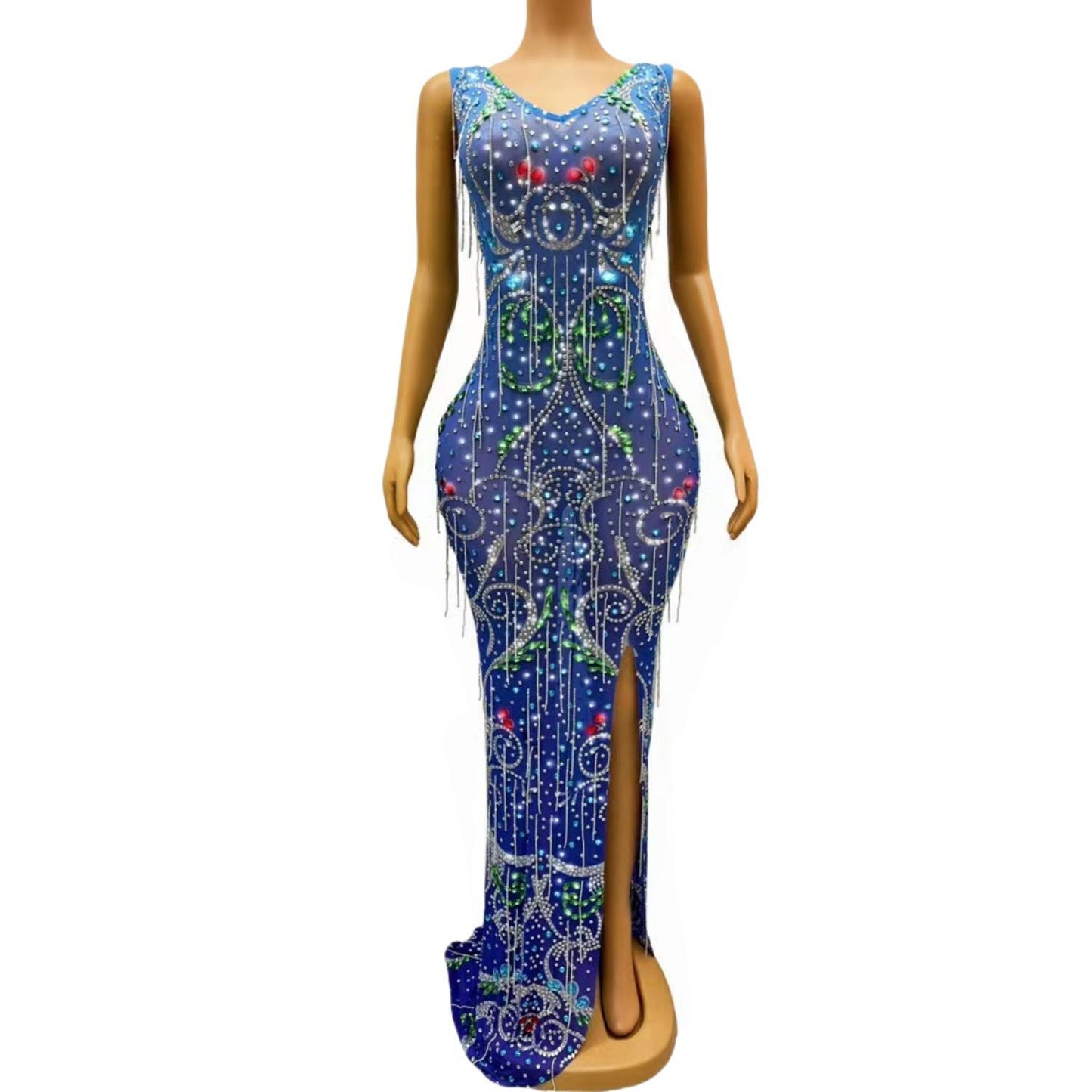 CELESINYI Fengwei Crystal Gem Gown