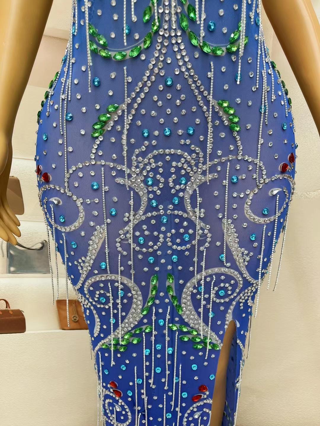 CELESINYI Fengwei Crystal Gem Gown
