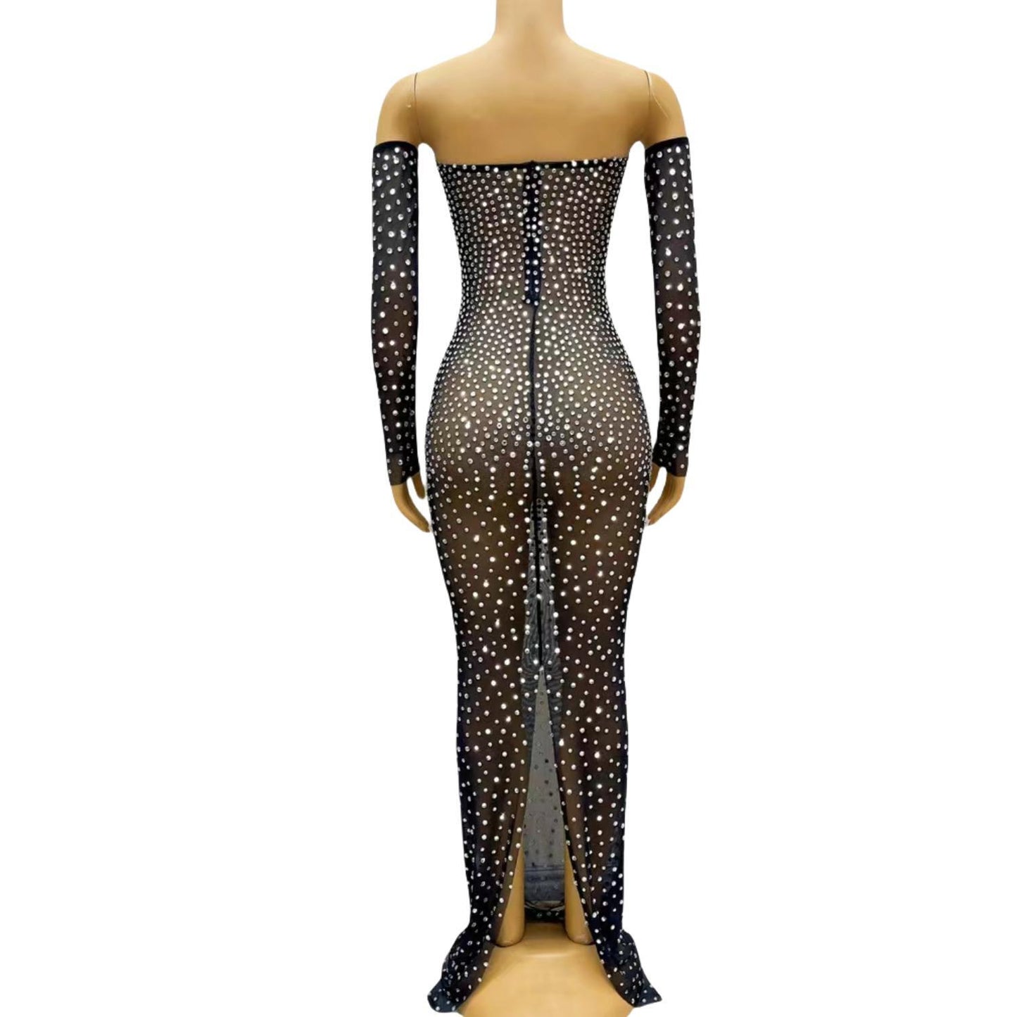 CELESINYI Yinhe Crystal Butterfly Gown