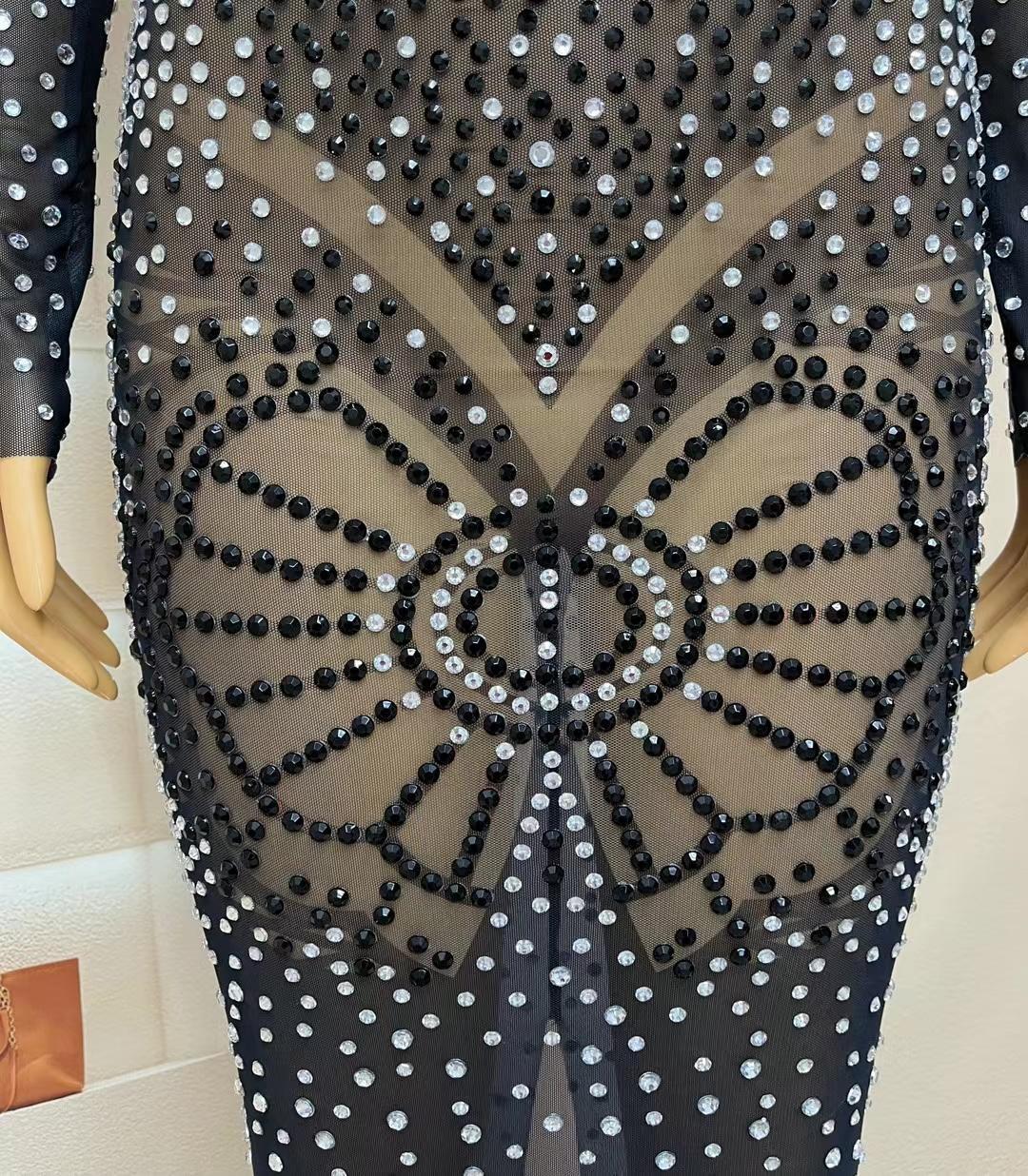 CELESINYI Yinhe Crystal Butterfly Gown
