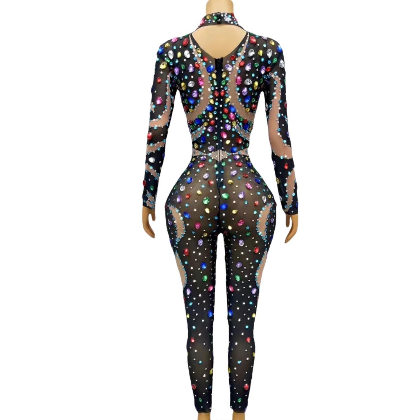 CELESINYI Qicaiyouyu Crystal Gem Jumpsuit