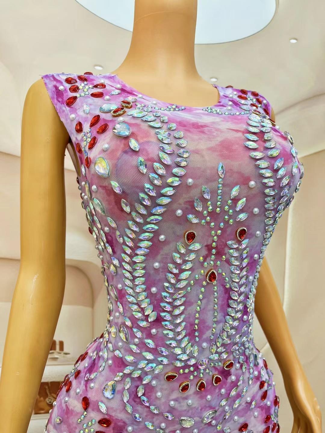 CELESINYI Shuifulian Crystal Water Lily Gown