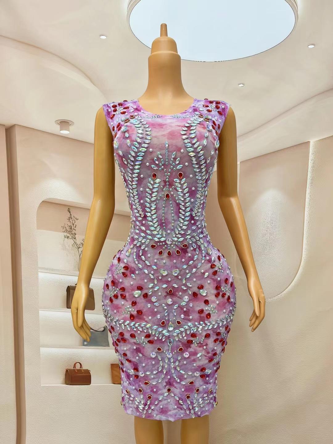 CELESINYI Shuifulian Crystal Water Lily Gown