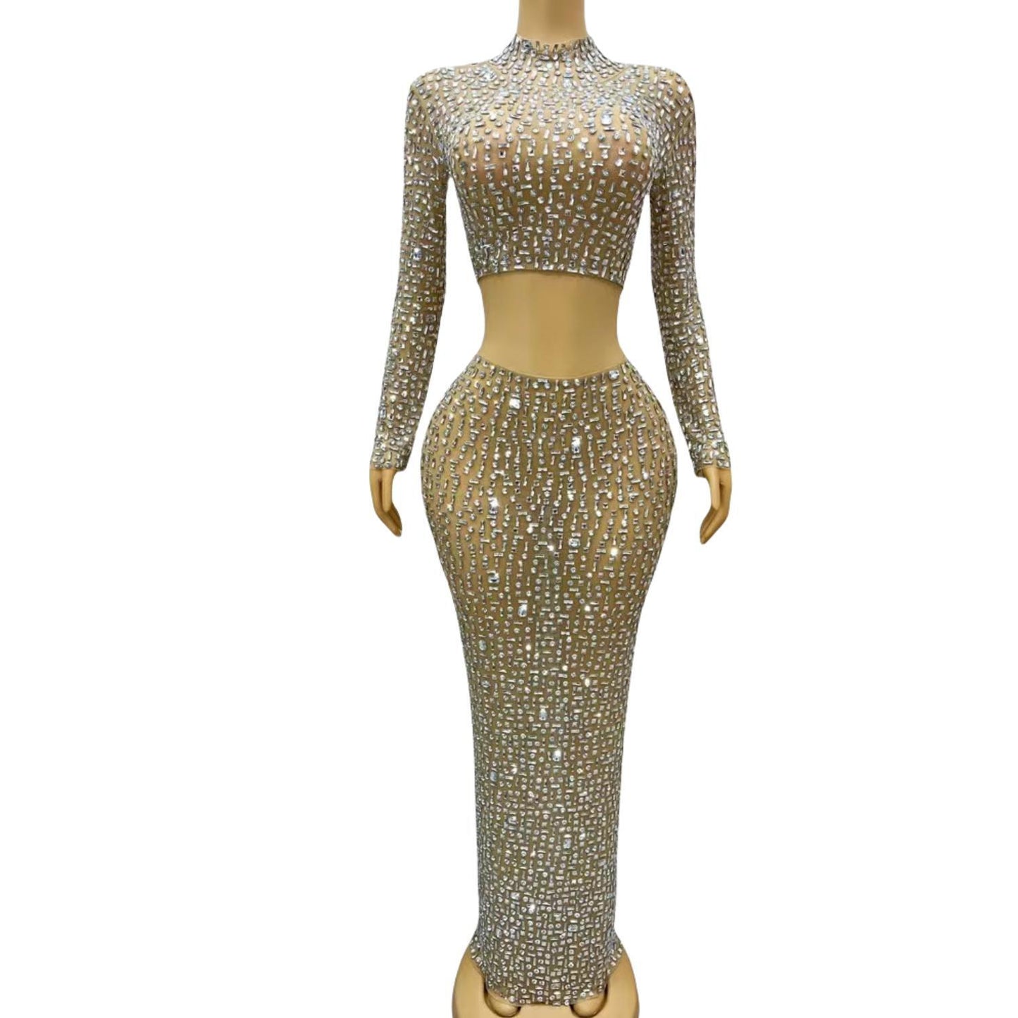CELESINYI Yinbei Crystal Long Sleeve Set