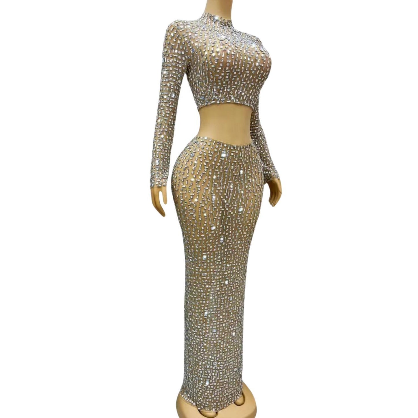 CELESINYI Yinbei Crystal Long Sleeve Set