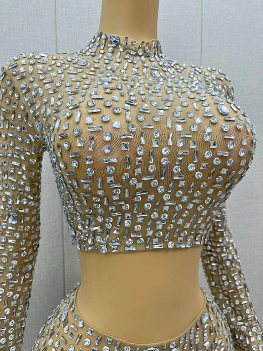 CELESINYI Yinbei Crystal Long Sleeve Set