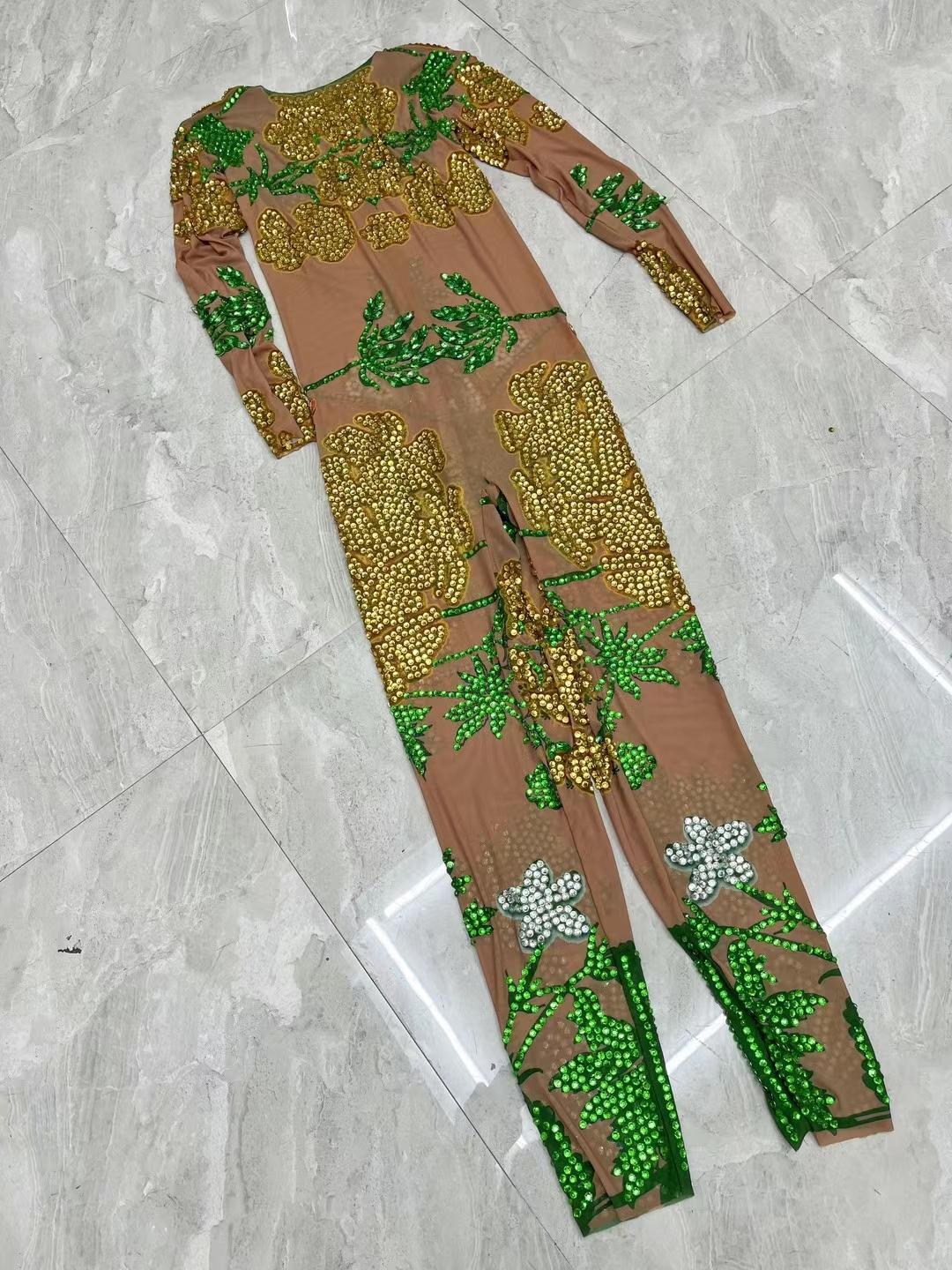 CELESINYI Dujuan Crystal Flower Gown