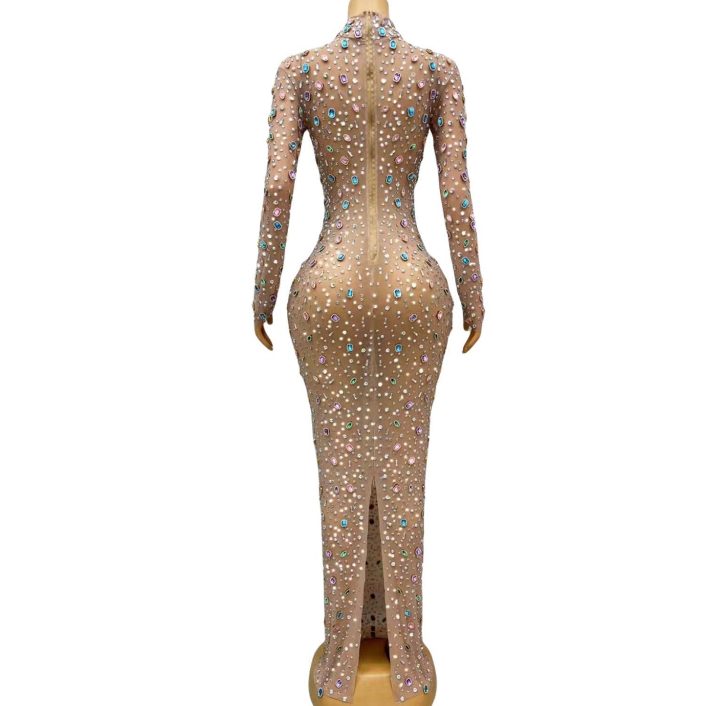 CELESINYI Tangguo Crystal Candy Bodysuit
