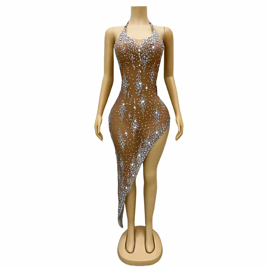 CELESINYI Xinghe Crystal Deep Skin Gown