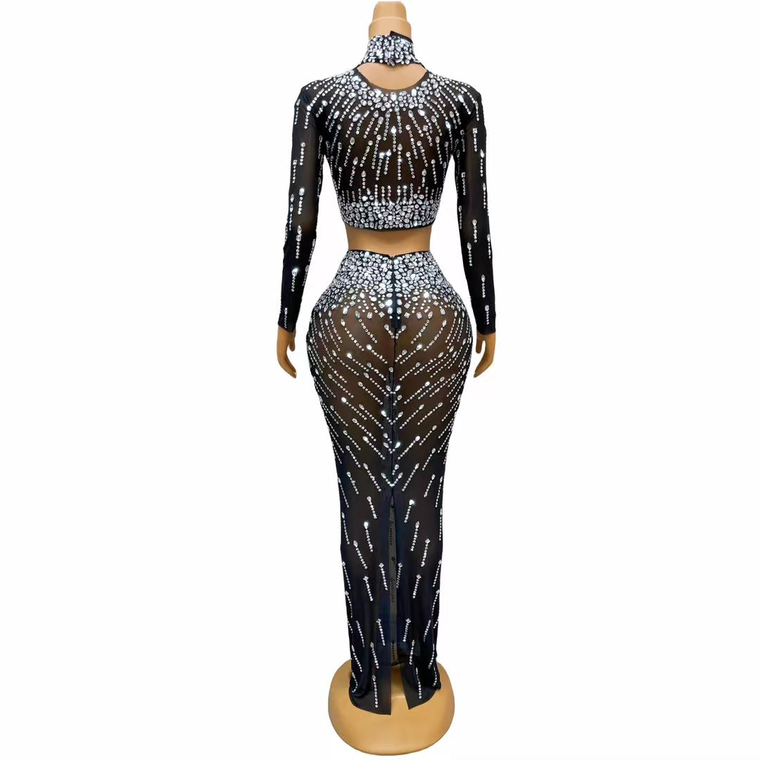 CELESINYI Huoshu Crystal Two Piece Set