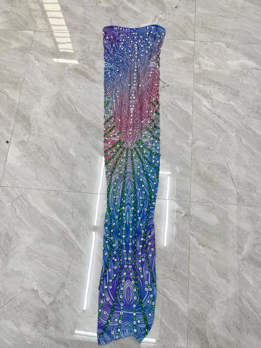 CELESINYI Bingxue Crystal Gradient Gown