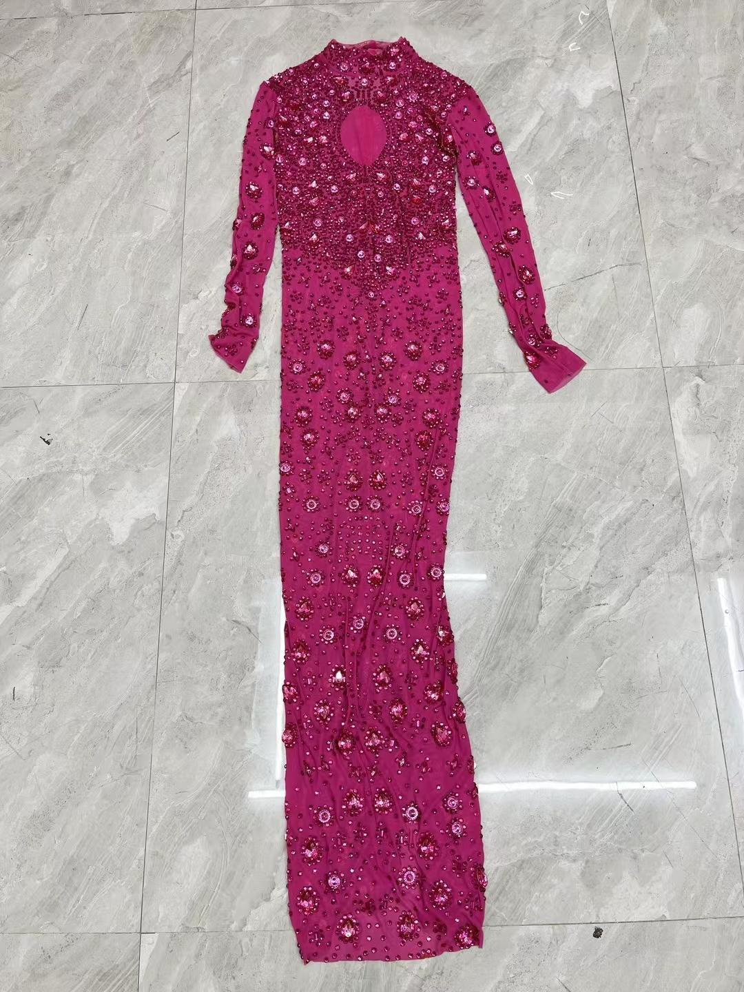 CELESINYI Yuanquan Crystal Rose Gown