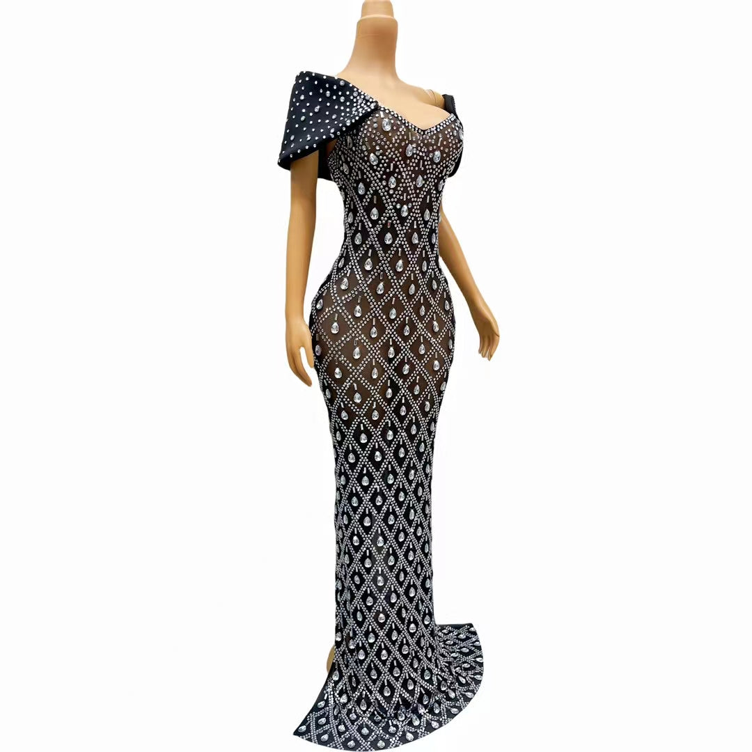CELESINYI Chuilianjia Crystal Mermaid Gown