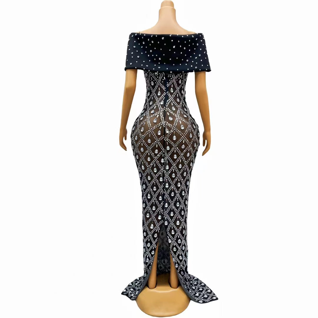 CELESINYI Chuilianjia Crystal Mermaid Gown