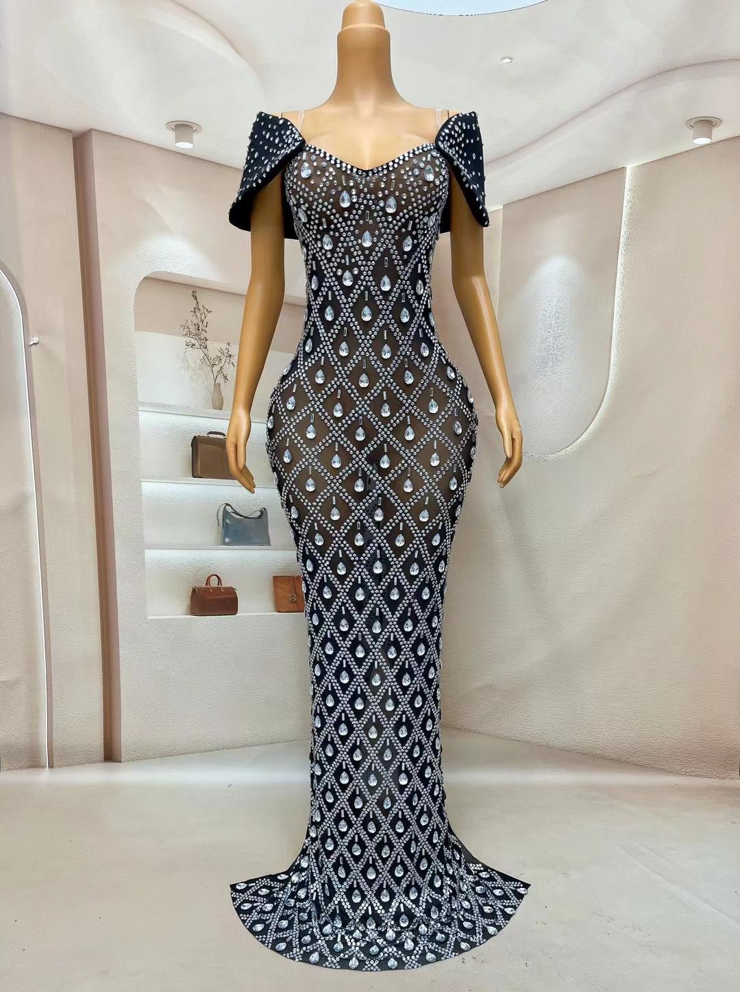 CELESINYI Chuilianjia Crystal Mermaid Gown