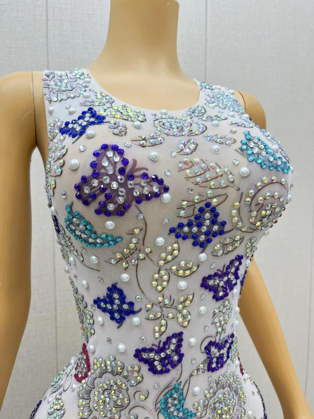 CELESINYI Dielianhua Crystal Butterfly Gown