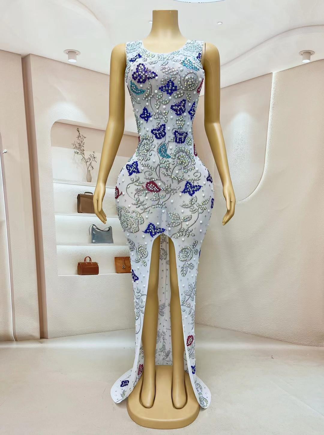 CELESINYI Dielianhua Crystal Butterfly Gown