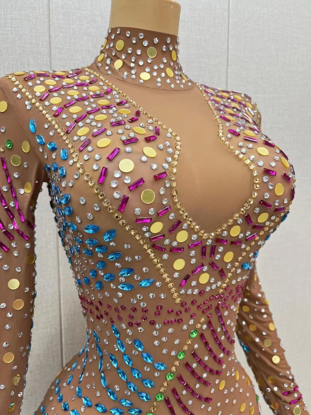 CELESINYI Juansi Crystal Flame Gown