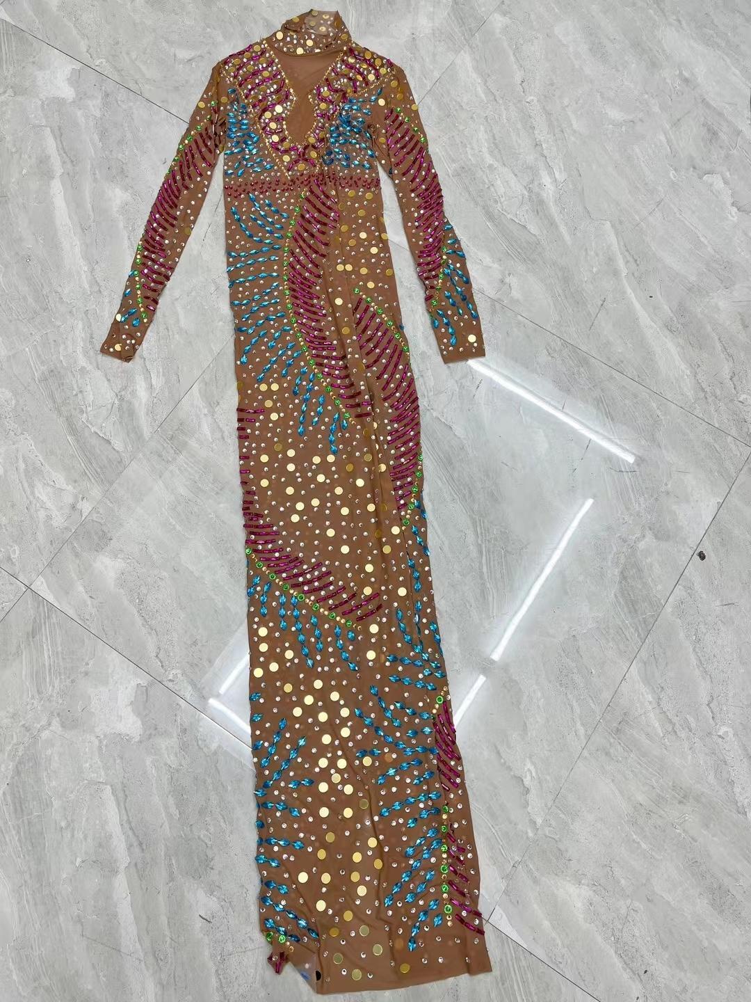 CELESINYI Juansi Crystal Flame Gown
