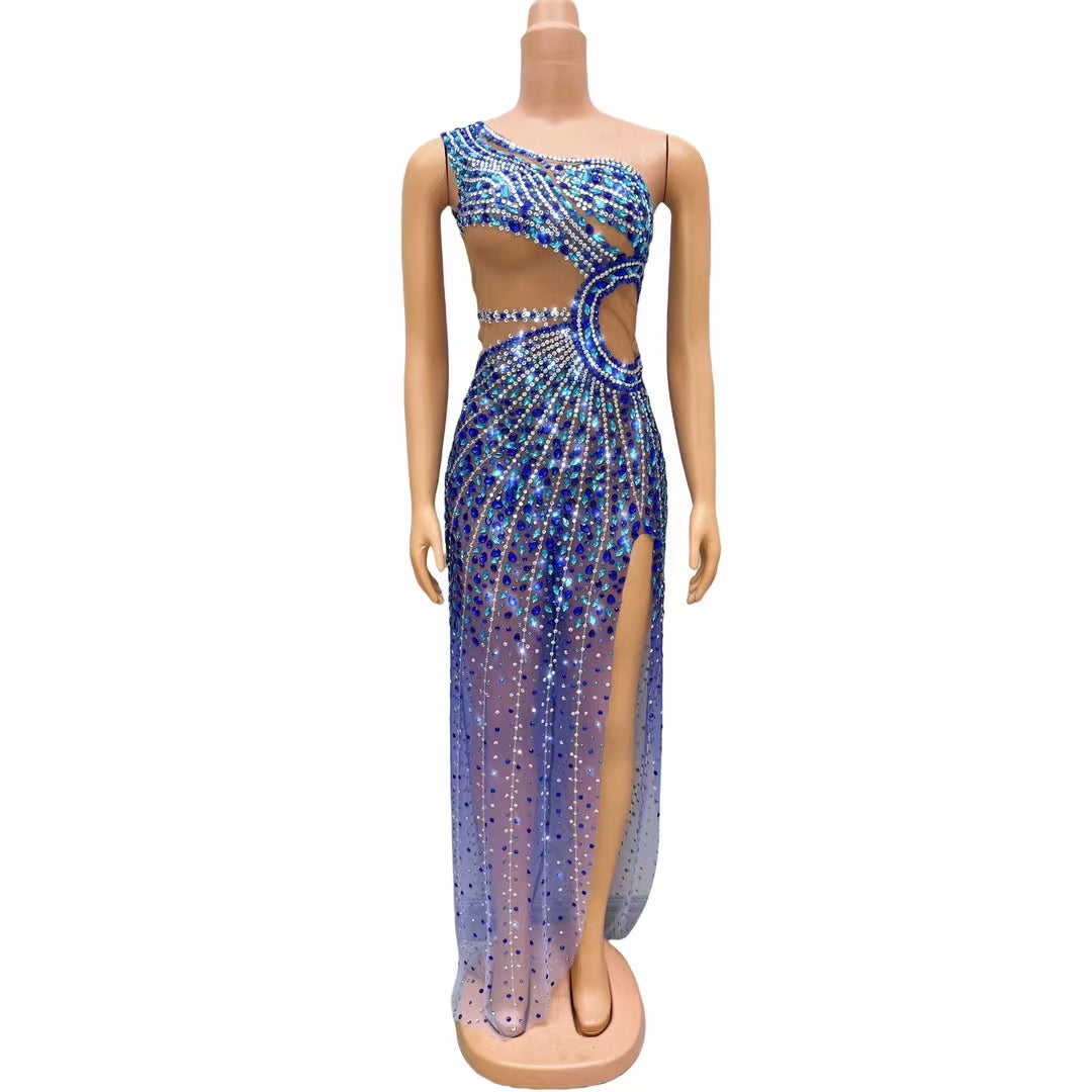 CELESINYI Xunyicao Crystal Blue Bodysuit