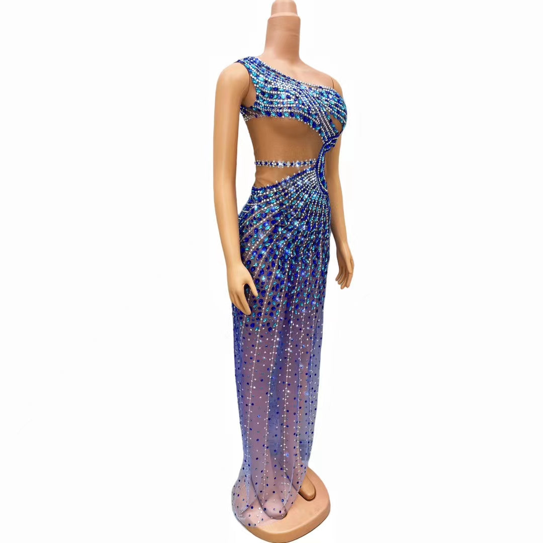CELESINYI Xunyicao Crystal Blue Bodysuit